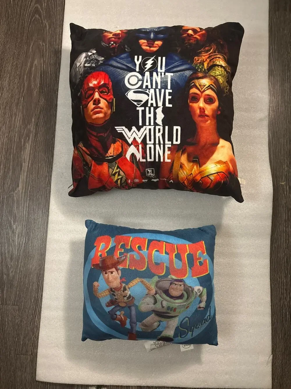 DC/Toy Story Character Bed Pillows Kidcore Home Decor Comics Action Figures Soft